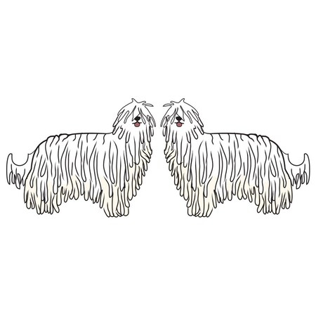Signmission Komondor Dog Decal, Dog Lover Decor Vinyl Sticker D-24-Komondor